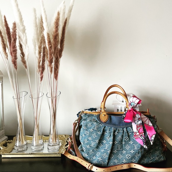 ❌SOLD❌Denim Medium Bag - Picture 1 of 8